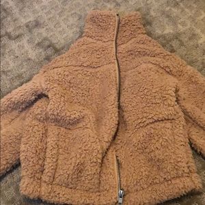 I am selling a fluffy jacket!